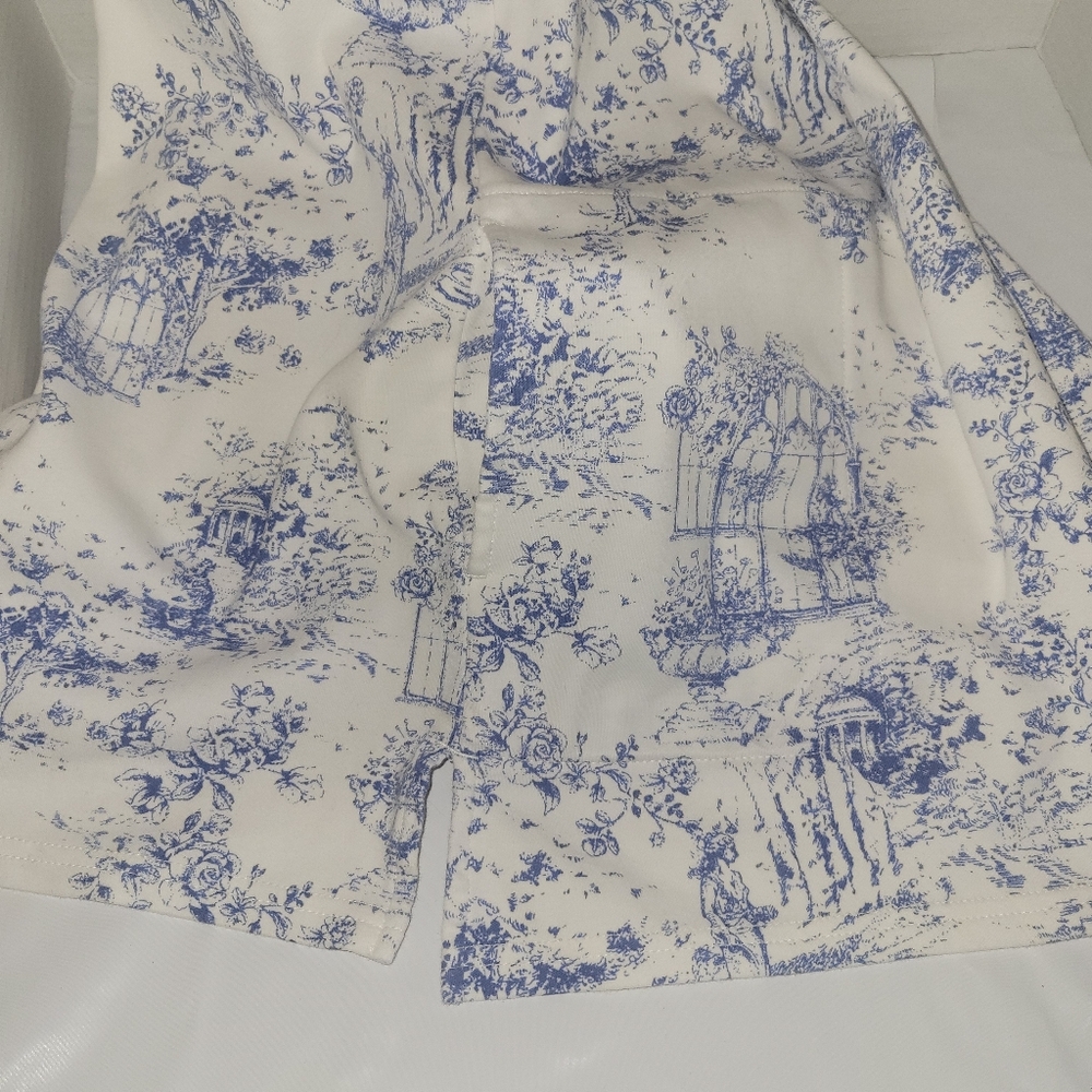 Chico's Floral Square-Neck Top - Picture 3 of 4
